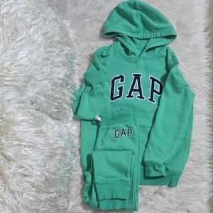 GAP Mint Green Hoodie and Joggers Set